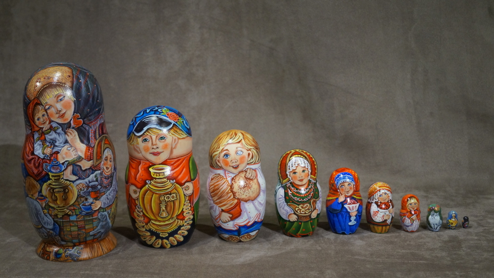 Матрешка (10 кукол)