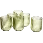 Стакан 240мл «Cristal» в наборе 6шт, зеленый