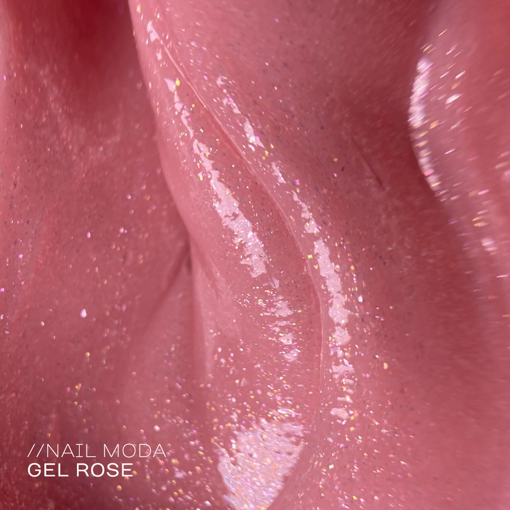 Гель билдер NAIL MODA 'ROSE' моделирующий, 30г