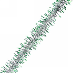 Мишура 2м, фонарик D 5см, зеленая