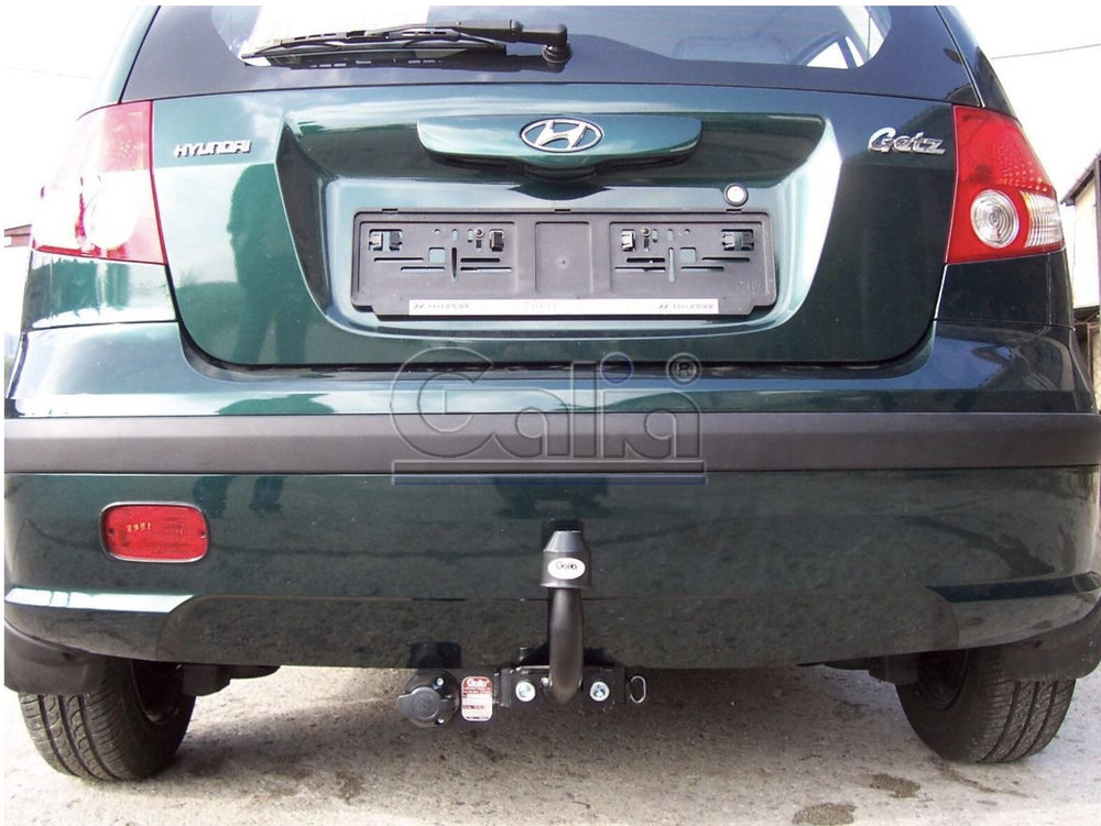 Фаркоп оцинкованный Galia H055A для Hyundai Getz 2003-2005(паспорт и сертификат в комплекте)(без электрики)