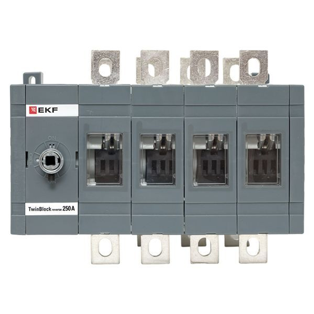 Рубильник 250A 4P реверсивный без рукоятки управления TwinBlock EKF
