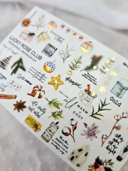 Lucky Rose Слайдеры наклейки для ногтей Foil 166