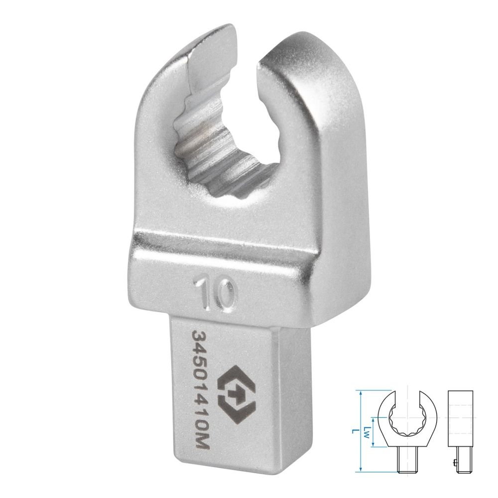 KING TONY (34501410M) Насадка разрезная серии "FIT", 10 мм, 9х12 мм