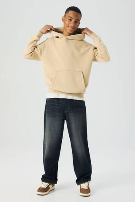 H&M Джинсы Baggy Fit, темно-синий
