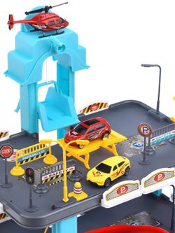 Игровой набор (Парковка) в коробке. Размеры парковки: 57х44х46 см. (A239)