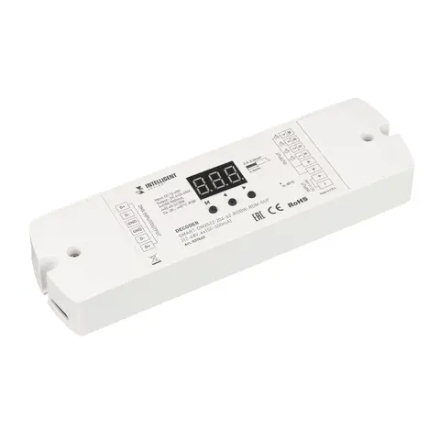INTELLIGENT ARLIGHT Декодер SMART-DMX512-204-62-RGBW-RDM-SUF (12-48V, 4x150-500mA) (IARL, IP20 Пластик, 5 лет) 037440