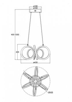 Подвесной светильник Freya Jumbo FR6047PL-L120W