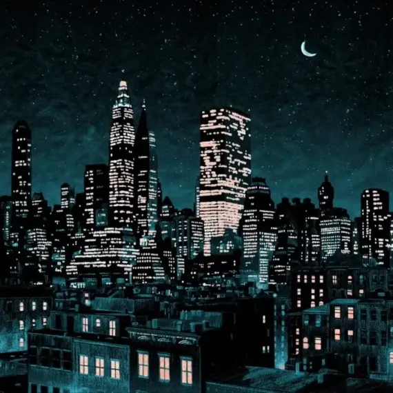 Jazz Dispensary - Night Lights - Midnight Blue, RSD 2025 LP