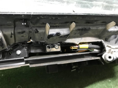 Битая Фара левая Lexus LX 3 15-23 LED Black Vision
