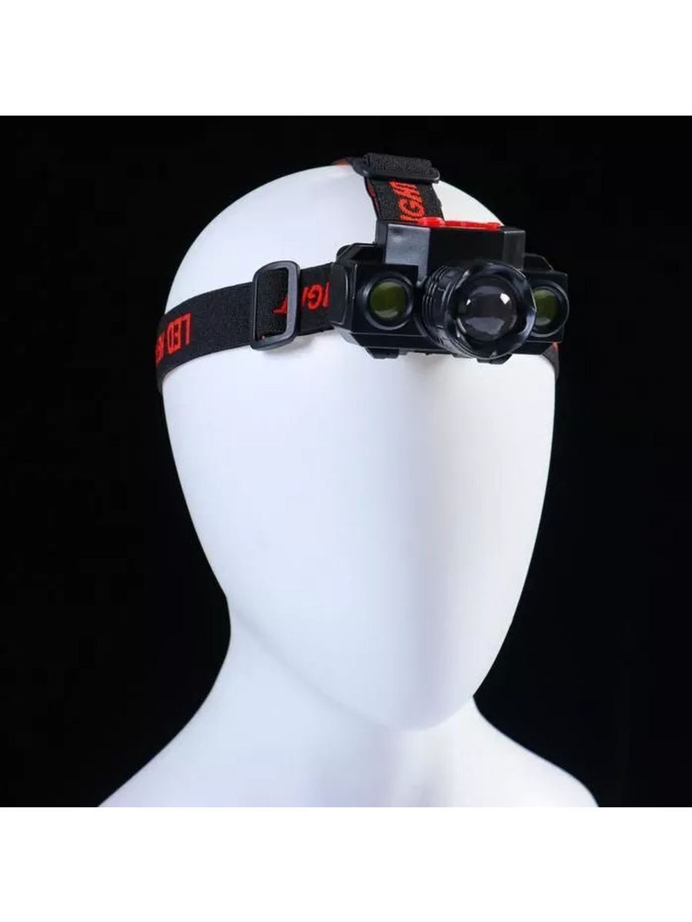 Фонарь налобный аккумуляторный фонарик