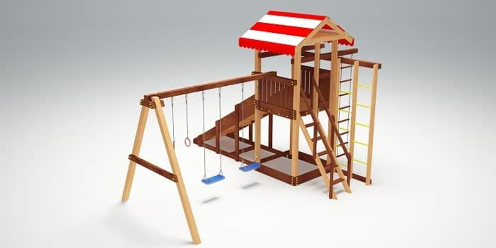 Детская площадка из дерева Савушка "4 сезона" - 3