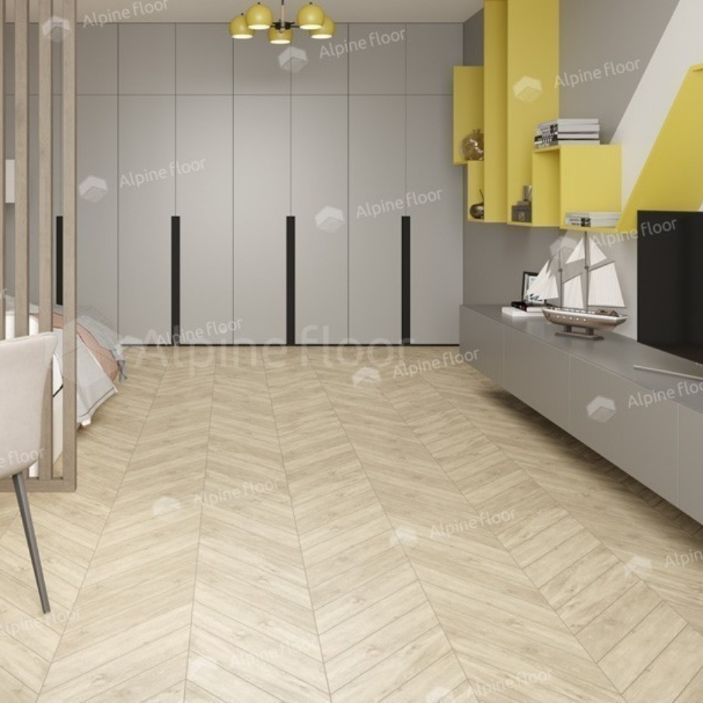 Кварцвиниловая плитка Alpine Floor Chevron Alpine LVT ECO 20-7 Сонома