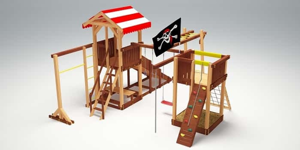 Деревянная детская площадка Савушка "4 сезона" - 8