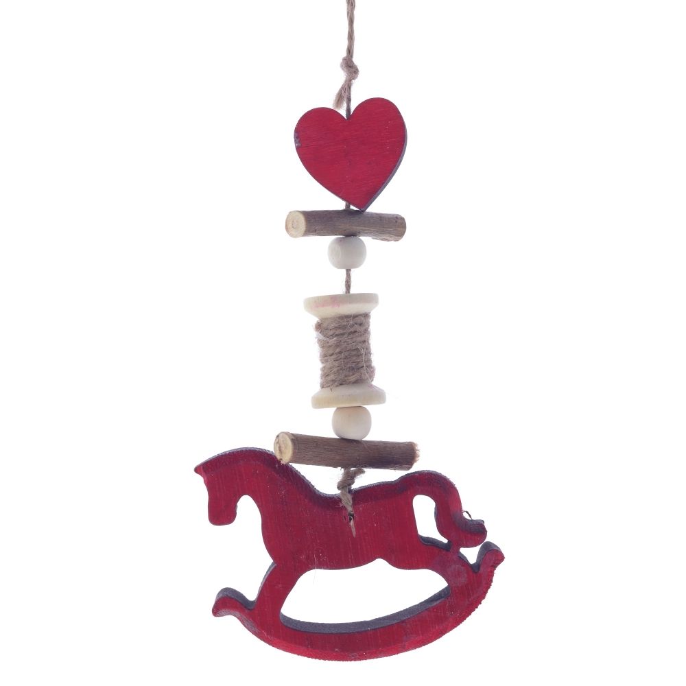 GAEM Украшение новогоднее "Лошадка", L8 W1,5 H16 см, 4в.