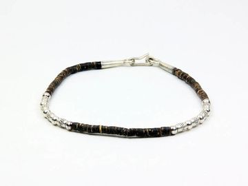 Браслет-фенька с серебром (23)