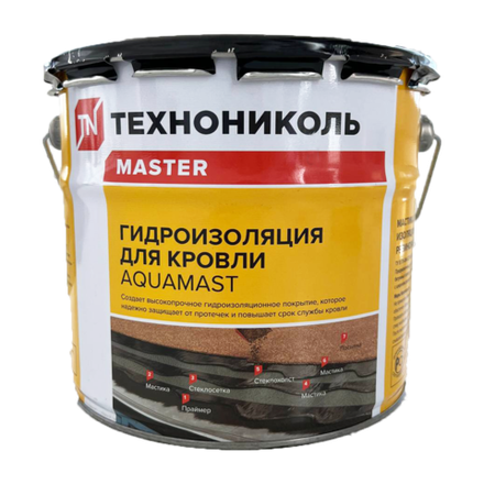 Гидроизоляция для кровли AQUAMAST ТЕХНОНИКОЛЬ 3кг