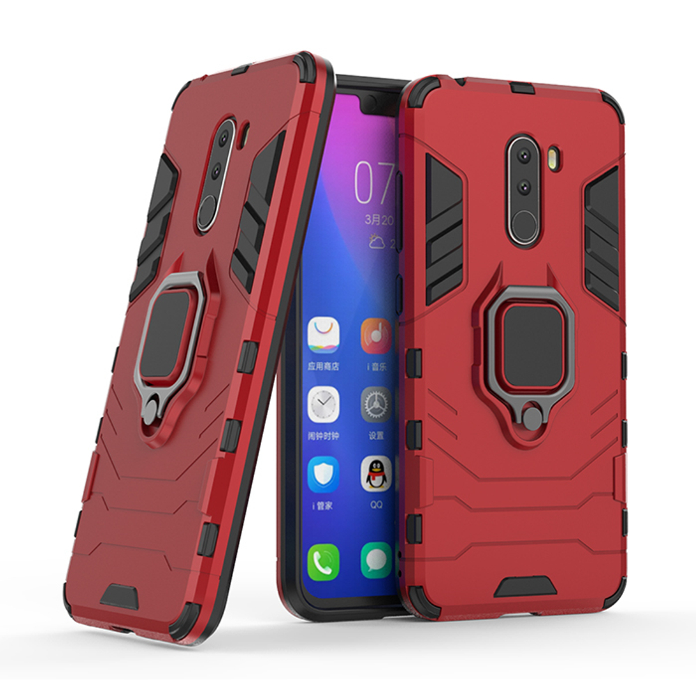 Противоударный чехол с кольцом Panther Case для Xiaomi POCO F1