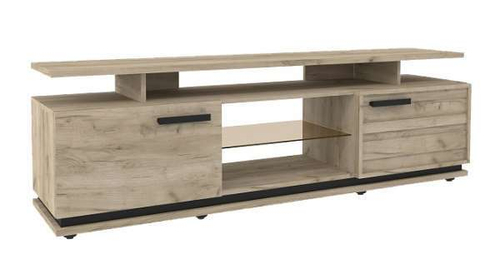 Oslo 3 Гостиная Тумба ТВ дуб серый Craft-черный Глазов