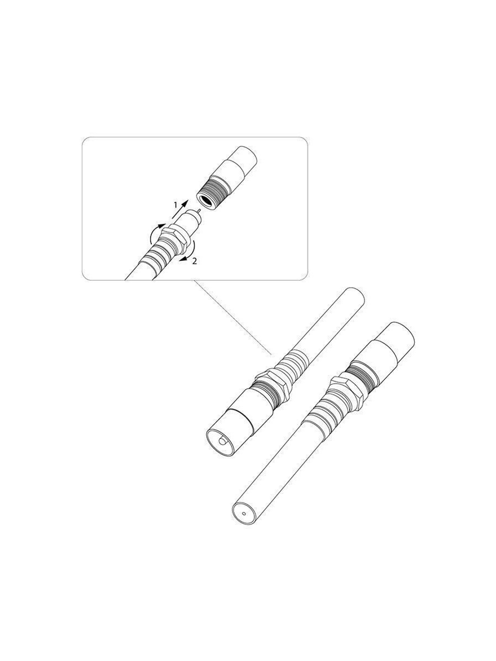 Переходник F-TV (03-083) (уп.100шт) PROCONNECT 05-4303-4