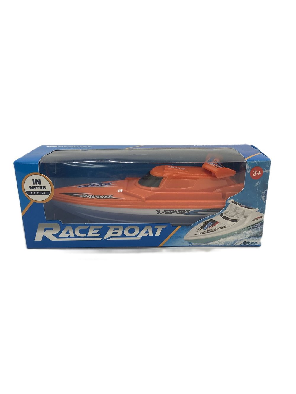 Игрушка Лодка Лагуна, на батарейках (53909-1) цвет оранжевый