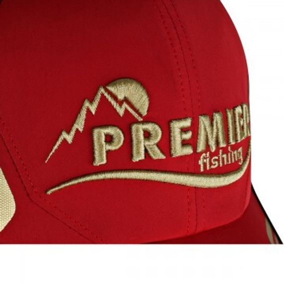 Бейсболка Premier цв.черный/красный б/р