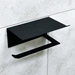 Держатель для туалетной бумаги с полкой "Лофт"