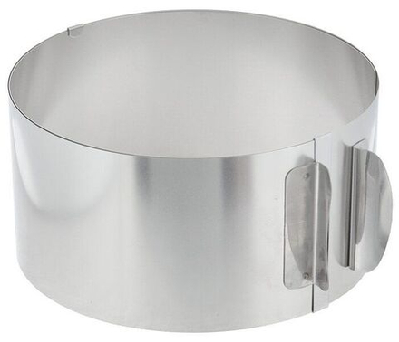 Форма для выпечки и выкладки раздвижная "Круг" D16-30см высота 10см