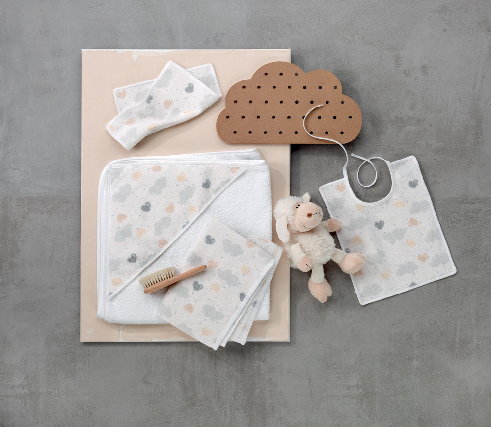 Салфетка 25x25 Feiler Lovely Sky White белая