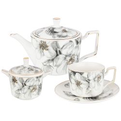 ЧАЙНЫЙ СЕРВИЗ LEFARD "РАЙСКИЕ ЯБЛОЧКИ" 14 ПРЕДМЕТОВ (КОР=3НАБ.)