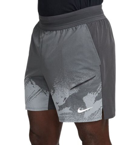 Теннисные шорты Nike Court Paris Slam Dri-Fit Tennis - anthracite/cool grey/white