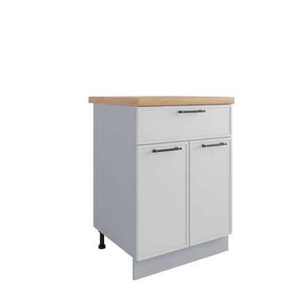 Кухня Модуль С1ЯШ 600 Марта Белый Скин