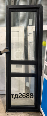 Дверь балконная пластиковая Б/У 233(в) х 76(ш)