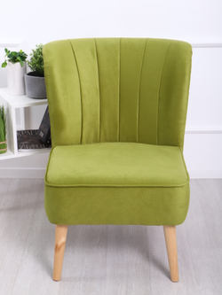 Кресло "Donatello" антивандальный велюр эпл/натурал