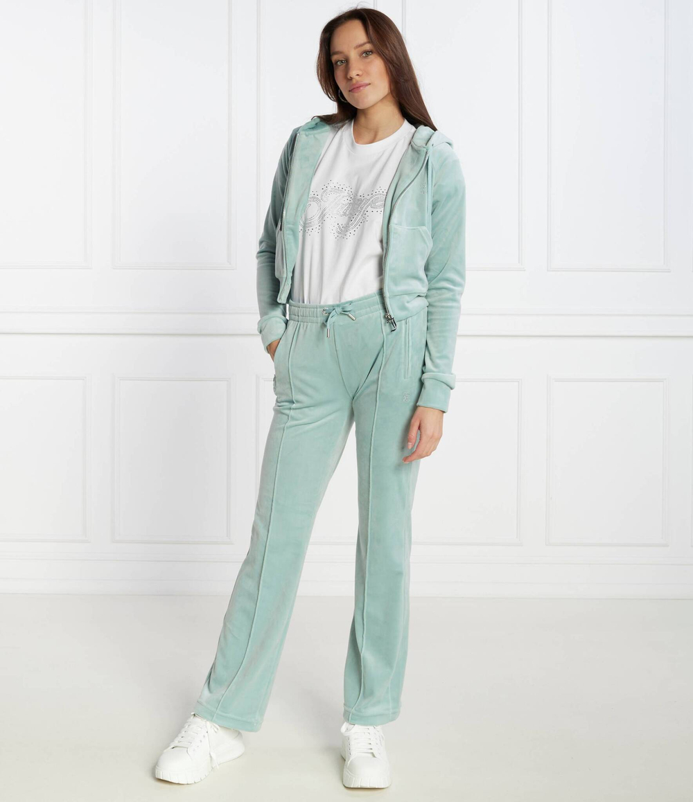 Футболка BOYFRIEND SCATTER DIAMANTE Juicy Couture - белый(JCWCT24334)