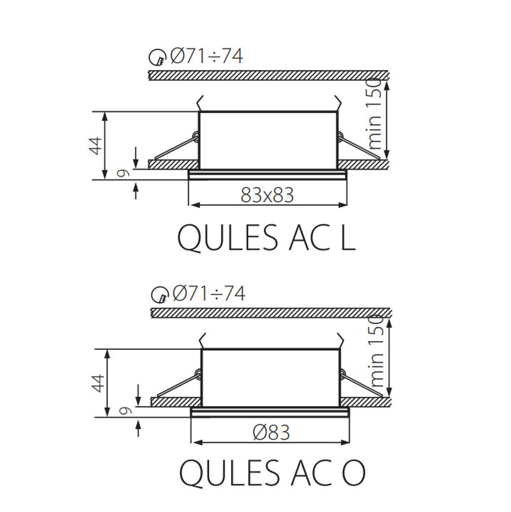 Светильник для ванной комнаты KANLUX QULES AC O-W GU10