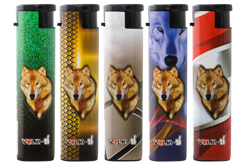 Зажигалки Турбо VOLK  (v-039)-11  (50шт*20бл)