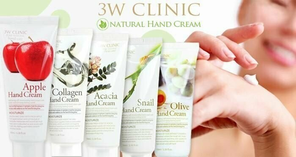 3W Clinic Увлажняющий отбеливающий крем для рук с экстрактом лимона - Lemon hand cream, 100мл