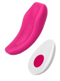 Розовый вибратор FLIRTY для ношения в трусиках