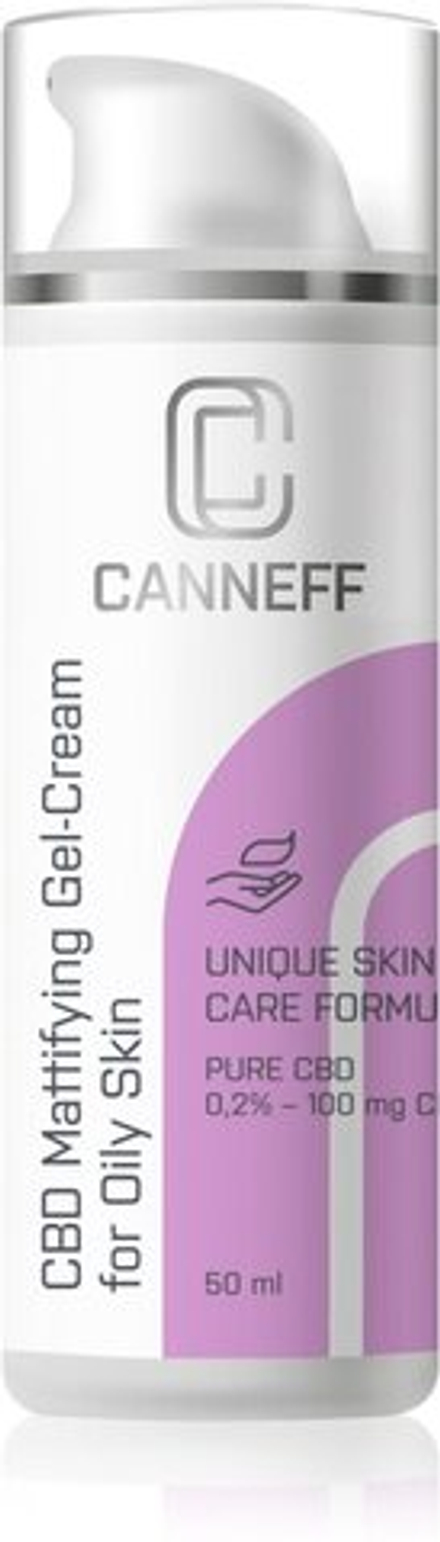 Canneff Balance CBD Mattifying Gel-Cream - крем-гель для жирной кожи, склонной к акне /   50  ml  / GTIN 8594197030206