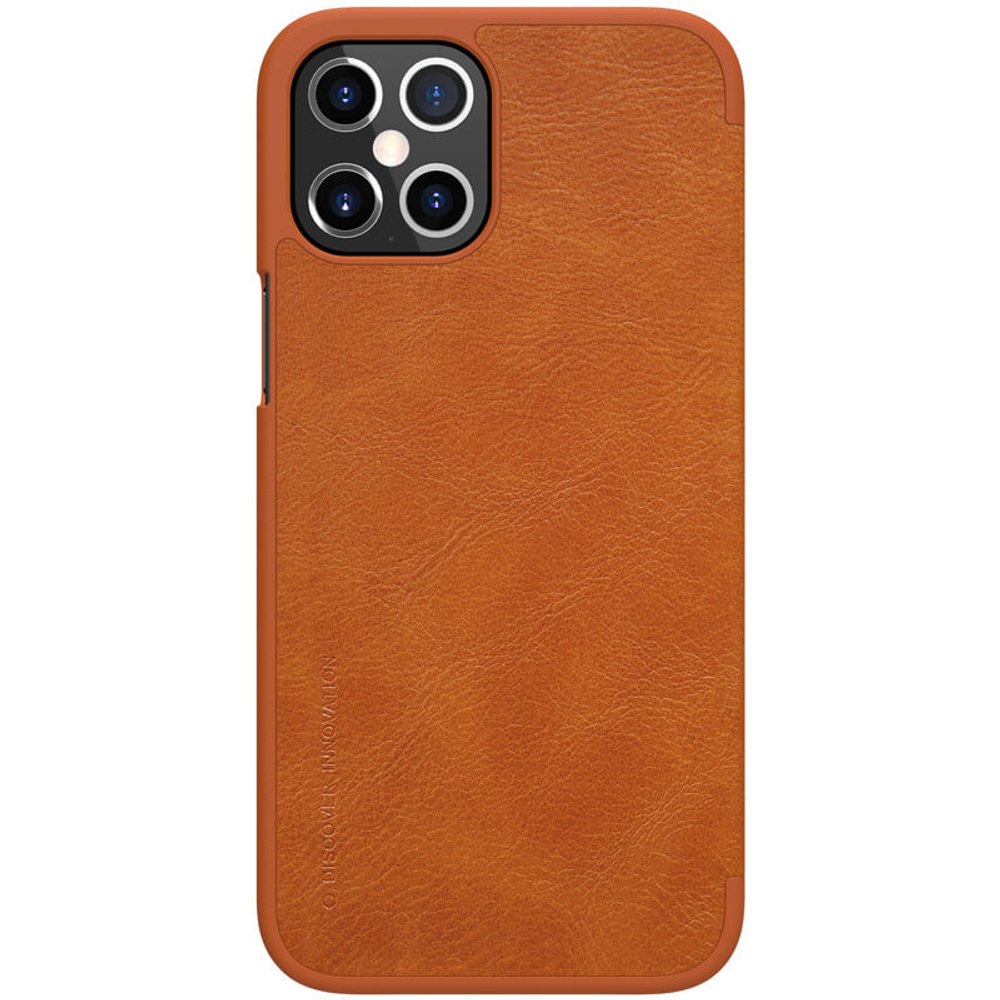 Кожаный чехол-книжка Nillkin Leather Qin для iPhone 12 Pro Max