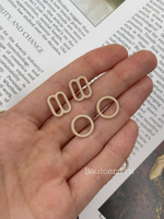 Кольцо бежевое