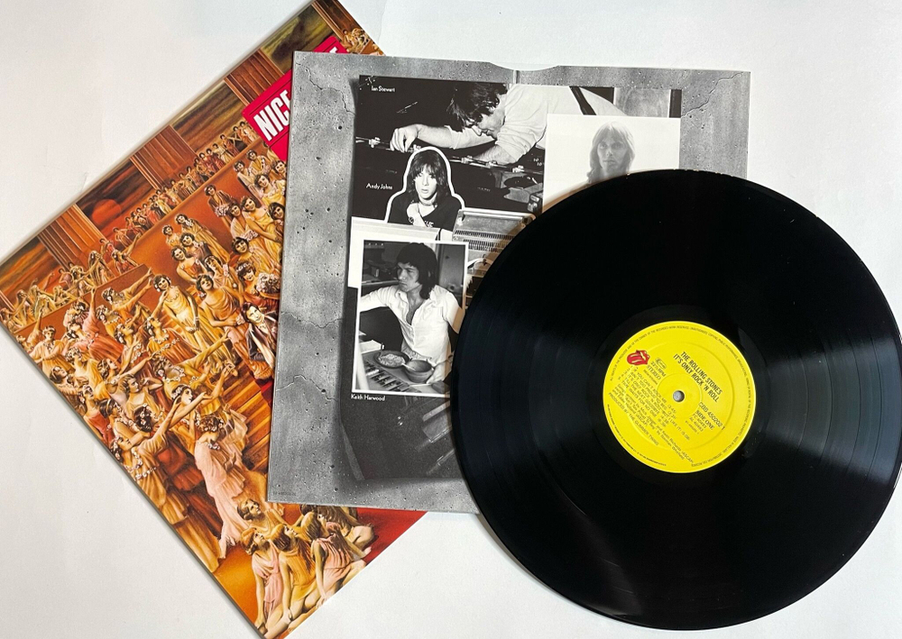 Винтажная виниловая пластинка LP The Rolling Stones Its Only Rock N Roll (Holland 1987)