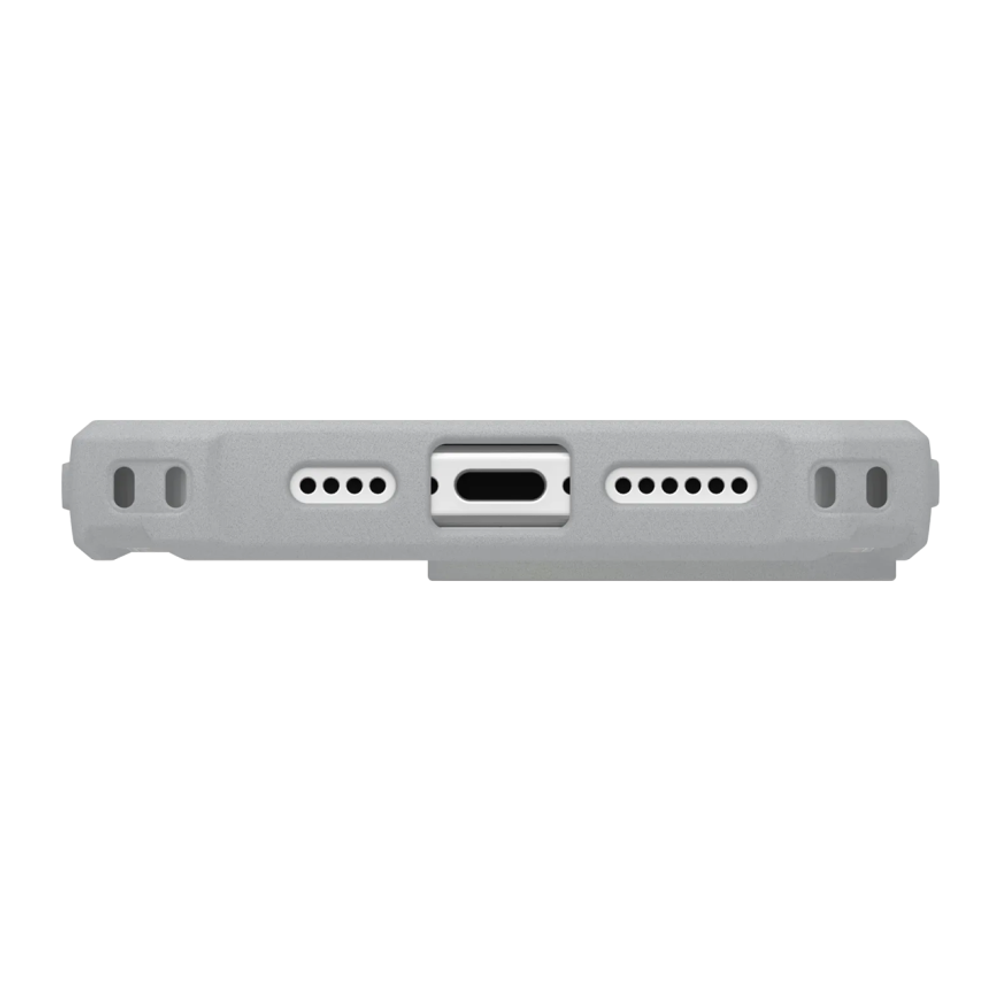 Защитный прозрачный чехол MagSafe с ремешком на запястье UAG Pathfinder Clear для iPhone 16 Pro Max Полупрозрачный композитный гибридный чехол с высоким уровнем защиты при падении, вырезом для Контроллера камеры и съёмным ремешком