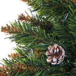 Елка «Лесное очарование» 180 см, ПВХ, шишки (966 веток)