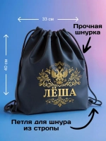 Мешок для обуви , сумка для сменки Лёша