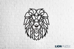 Полигональная картина "Лев" от EWA - Деревянные панно и карты на стену интерьерная сборная модель, пазл