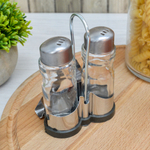 Набор для специй 2 предмета с салфетницей нерж