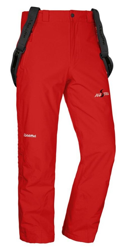 SCHOEFFEL брюки самосбросы 10-20323-22 STRETCHPANTS ZIP M RT fiery red