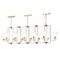 Подвесная люстра Crystal Lux Nicolas SP12 L1600 Gold/White